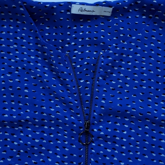 Reitmans XXL Colbalt blue blouse - Picture 3 of 5